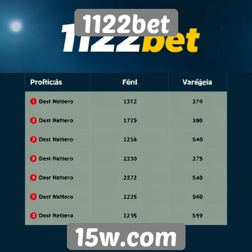 Comparação entre 1122bet e concorrentes do mercado