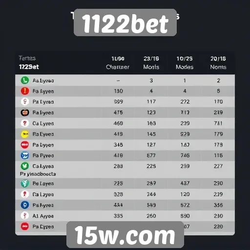 Comparativo de odds entre casas de apostas incluindo 1122bet